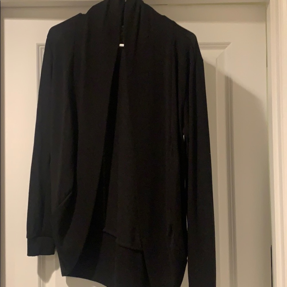 Black cardigan